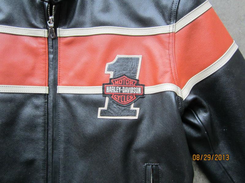 Harley racing leather jacket rare limited edition size small ,excellent!!