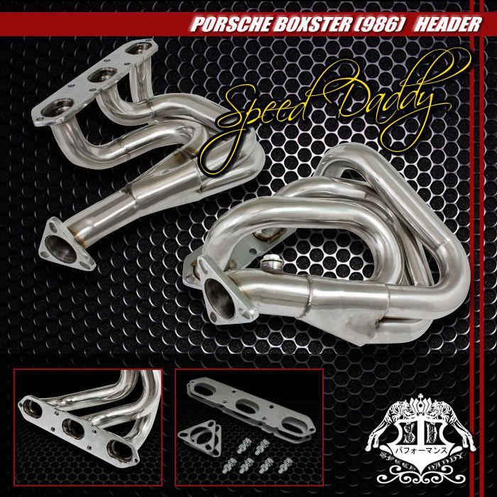 Stainless racing manifold header/exhaust 97-94 porsche 986 boxster roadster/s 