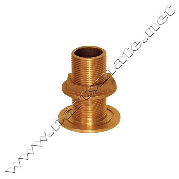 Groco th750w bronze thru-hull fittings / 3/4inthru-hull with nut