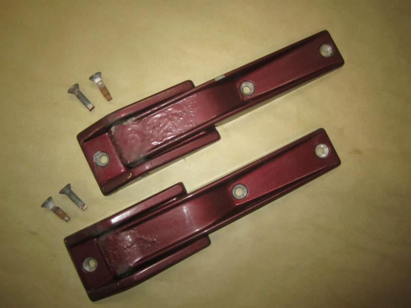 Jeep tj 97-03 wrangler - tailgate hinge & bolt set || sienna pearl pu7 pul