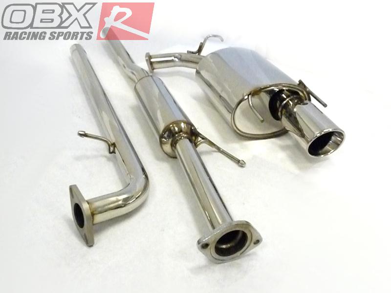 Obx stainless catback exhaust 97-00 toyota camry 2.2l 4cyl 5s-fe 5sfe