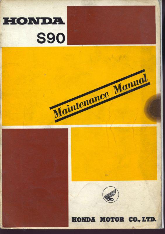 1965 honda s90 maintenance manual