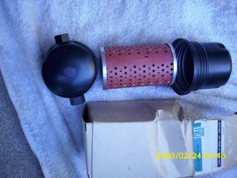 1959 - 1961 fuel injection fuel filter assembly corvette nos w/filter 3770255