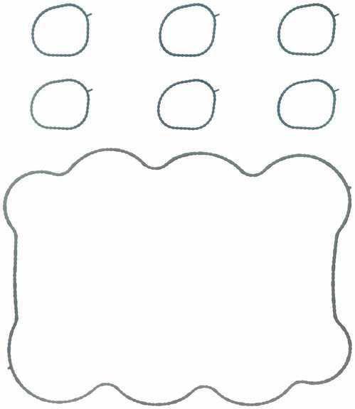 Fel-pro gaskets fpg ms90812 - intake plenum gasket set