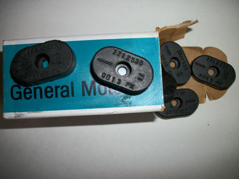 Nos gm rubber seat bumpers camaro, gto, 442, rs, ss, z28