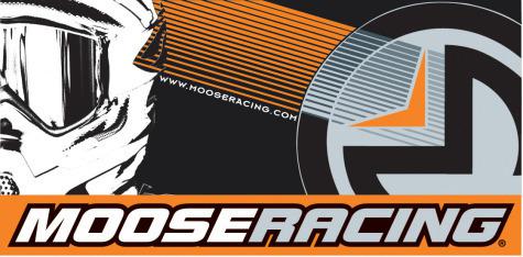 Moose racing shop banner 23" x 47"