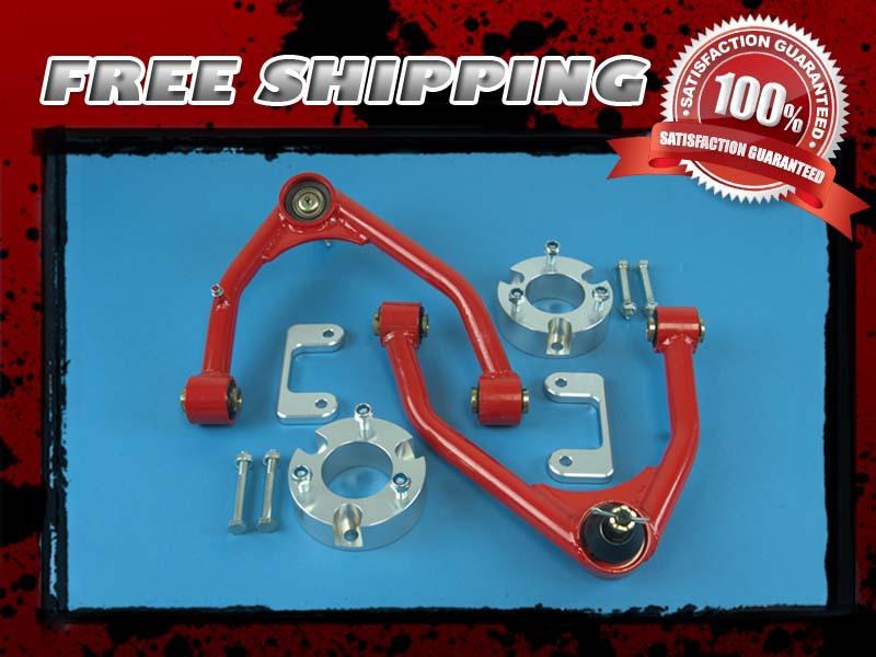 Silver coil spacer block control arm lift kit front 3.5" 4x2 2wd 4x4 4wd