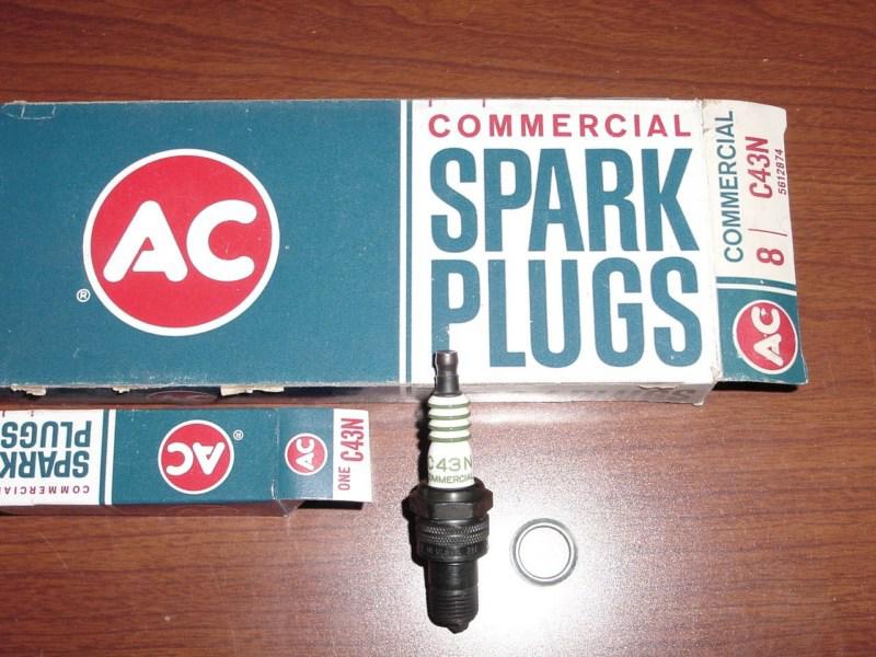 Nos ac c43n spark plugs 1962-69 chevy 396 409 427 big block