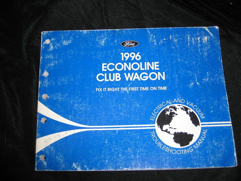 Ford factory manual- econoline club wagon 1996 