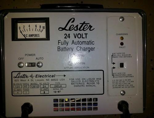 Lester 24 volt battery charger