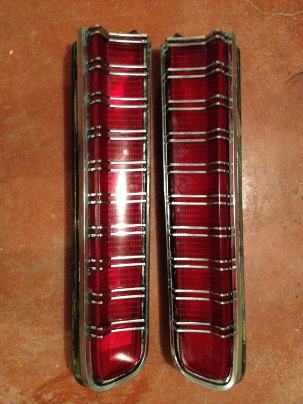 Pair of 1970 mecury cougar tail light brake lights