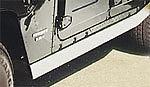 Hummer h1 stainless steel rocker panel covers 5745096 new rwa7003srd