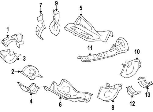 Subaru oem 44651ad58a catalytic converter related part