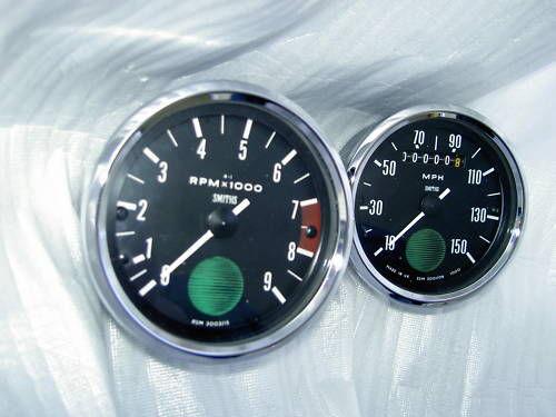 1971-1974 norton smiths gauge set speedo / tach nice!!!