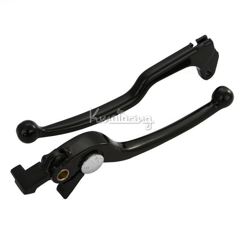 2x black brake clutch levers for suzuki gsxr 600 gsxr750 1000 tlr1000s