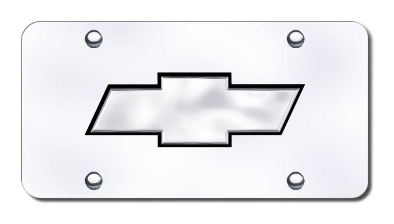Chevrolet w/oem logo and/or name plate on stainless steel plate - pick style
