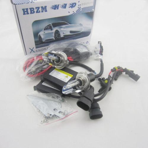 New bi-xenon 55w h4-3 8000k xenon hid light headlight kit slim ballast 3d54z