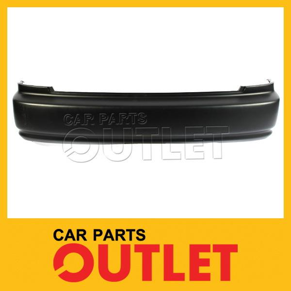 1996-2000 honda civic rear bumper primed plastic hatchback cover capa certified