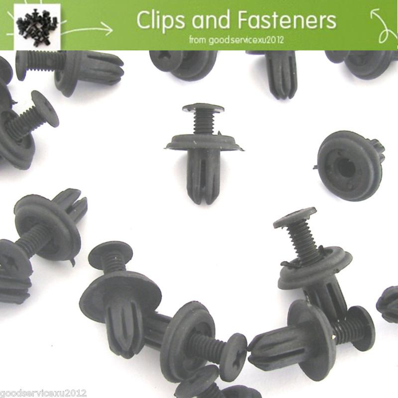 20 pcs cowl vent panel nylon retainer clip fastener honda prelude 90687-sb0-013