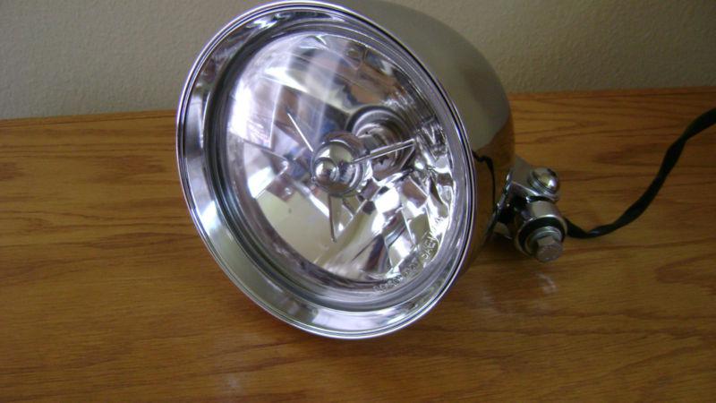 5 3/4 tear drop billet headlight for harley choppers wyatt gatling 33-0662