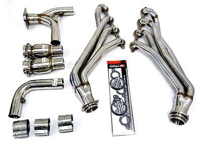 Obx exhaust full header 04-06 chevy ssr ls2 5.3l 6.0l long tube headers