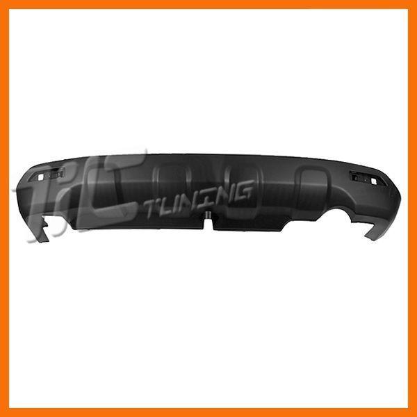 Rear center bumper new ho1100241 capa black plastic non primered matte dark gray