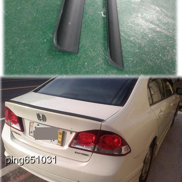 Unpainted honda civic 8th 06-11 rear  widen lip spoiler trunk boot large lip