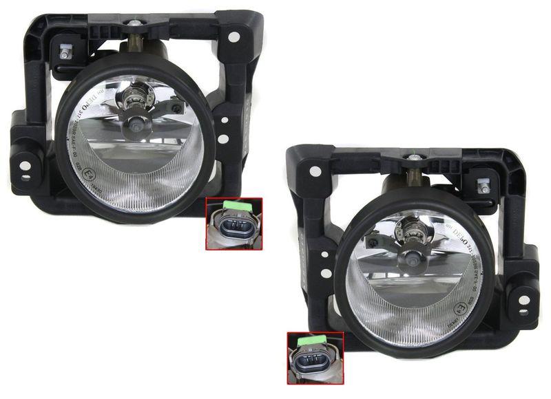 Driving fog light lamp assembly pair set (driver & passenger side, qty 2)