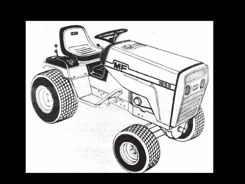 Massey ferguson mf 1655 mf1655 tractor parts manual