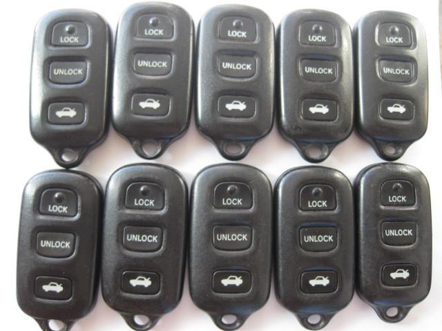  lot of 10 toyota avalon keyless remotes hyq12ban  4-button remotes 