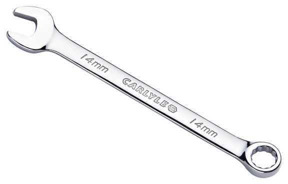 Carlyle hand tools cht cwfp114m - wrench, combination metric; 14 mm; 12; full...