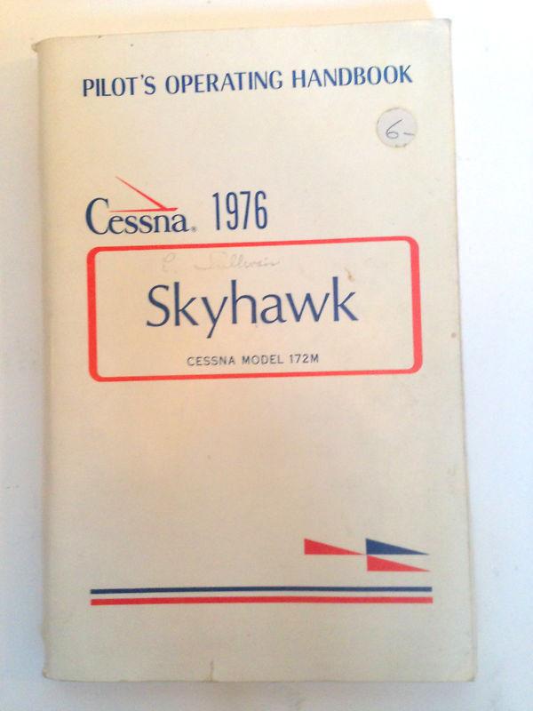 Skyhawk cessna model 172m 1976 owners manual (handbook)