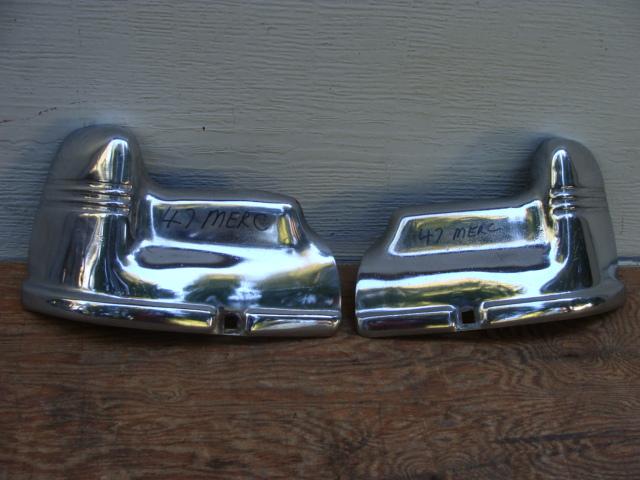 1946 47 48 mercury bumper tip end guards