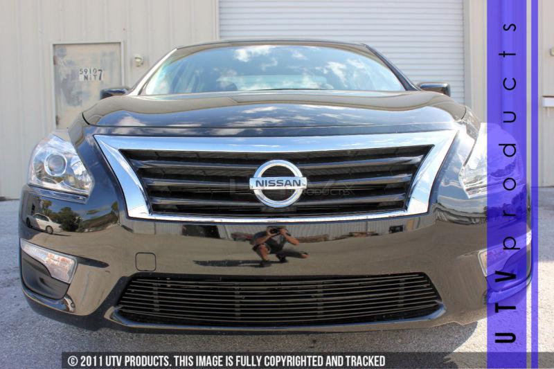 2013 nissan altima 1pc bumper black billet grille kit