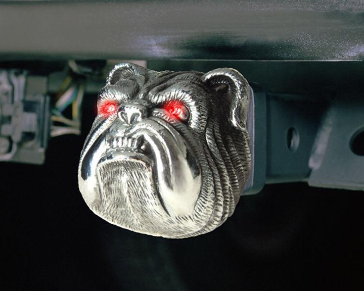 Chrome bulldog trailer hitch cover - extremely lifelike !!!! 