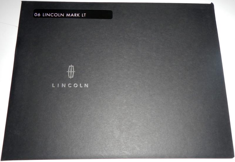 2006 lincoln mark lt portfolio brochure