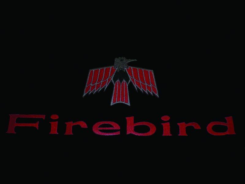 67 68 69 firebird logo carpet floor mats - set of 4 - licensed by gm restoration