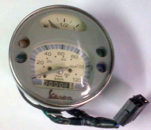 Speedo meter / odo meter / tacho meter vespa px200/stella 80mph/120kph 