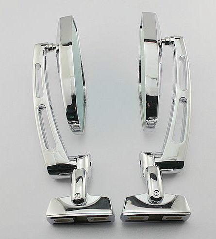 Chrome aluminum motorcycle racing mirrors for ducati buell triumph 675 1199 848