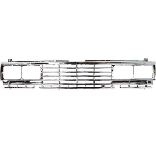 New grille assembly chrome pickup nissan 720 truck 86 85 84 83 1986 ni1200106