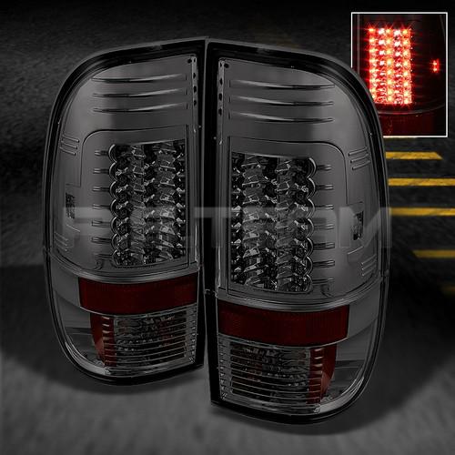 Smoked 97-03 f-150 99-07 superduty series pickup g2 led tail brake lights lamps