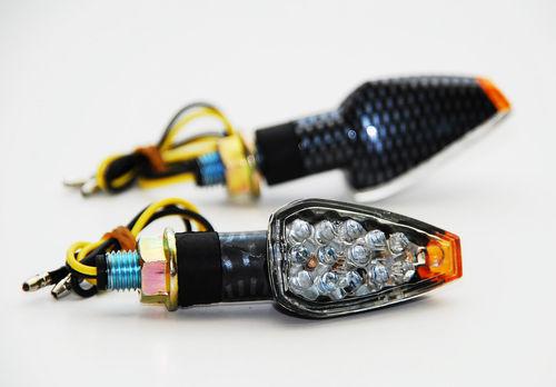 Carbon turn signal led motorcycle ducati monster blinker s2r 1000 superbike 1098