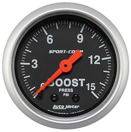 Auto meter 3302 sport-comp; mechanical boost gauge