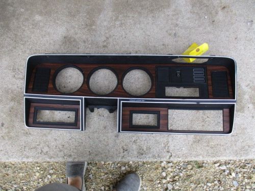 81-93 dodge ram truck dash instrument cluster bezel  ram woodgrain 150 250 350 d