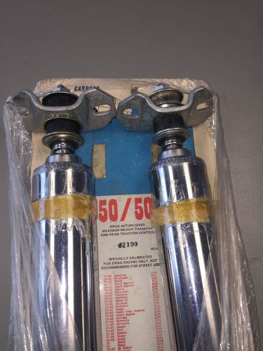 1969 camaro drag shocks, carrera, 50/50, gasser, nos, made in usa