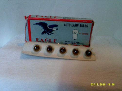 10 pack of eagle #53 auto lamp bulbs