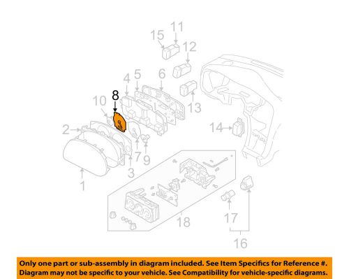 Subaru oem 03-04 outback-tachometer gauge 85040ae30a