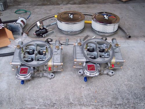 2 holley 600 tunnel ram race carburetors