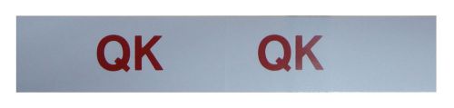 1968 1969 1970 1972 1973 oldsmobile &#034;qk&#034; engine code decal