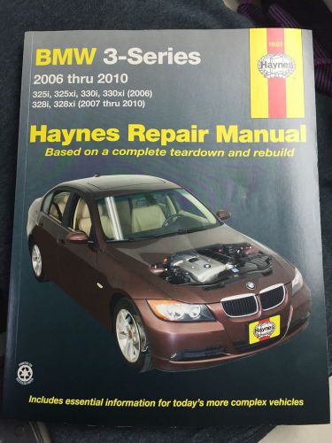 Haynes repair manuals bmw 3-series, &#039;06-&#039;10 18023